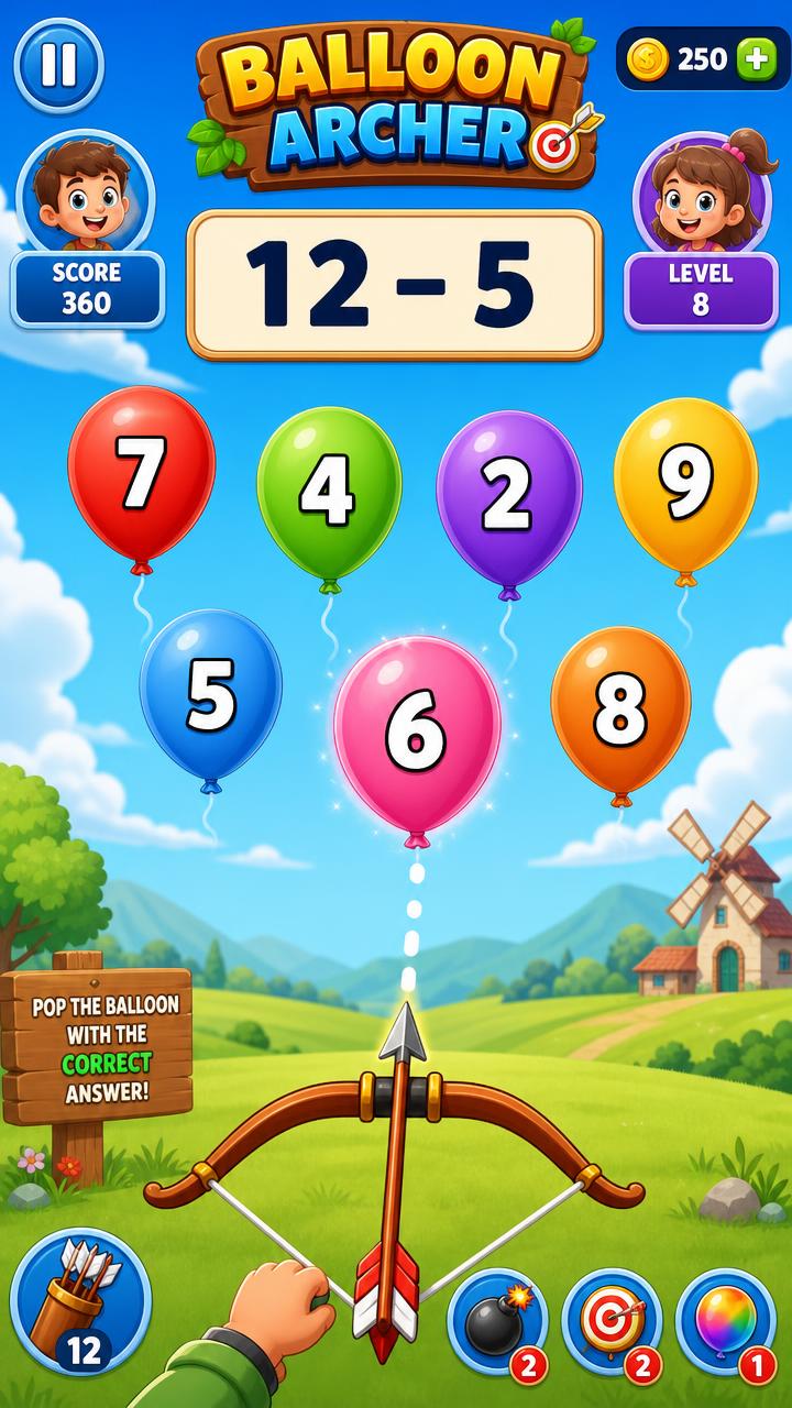 Ballon-Bogenschütze Klassenzimmer-Aktivität